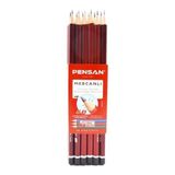 Pensan HB Natural Mercanlı Köşeli 12 Li Kurşun Kalem