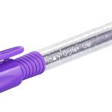 Pensan Jel Kalem Sim'li Glitter Mor 2228