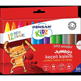 Pensan Jumbo Yıkanabilir Keçeli Kalem