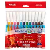 Pensan Keçeli Kalem 12Li Keçeli Boya Kalemi