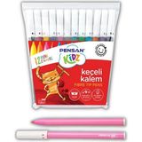Pensan Keçeli Kalem 12'li Renkli Paket, Çocuklar İçin Güvenli ve Canlı Renkler