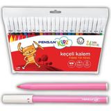 Pensan Keçeli Kalem 24 Renk Pensan Keçeli Kalem 24 Lü 1 Paket