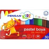 Pensan Kidz 12 Renk Pastel Boya 1 Adet Renkli Keçeli Kalem Boyut Seçeneğiyle