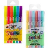 Pensan Kıdz 6 Renk Kecelı Kalem Pastel-Neon 99093