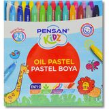 Pensan Kidz Karton Kutu Pastel Boya 24 Renk