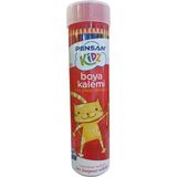 pensan kidz kuru boya kalemi tüplü 24 renk tam boy pe98052tüp24 - Yok