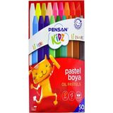 Pensan Kidz Pastel Boya 18 Renk 98061 18 Parça Çocuklar İçin Güvenli Sanat Malzemesi