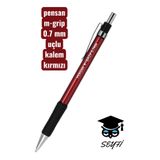 Pensan M-Grip Versatil Kalem, 0.7 mm, Kırmızı, Sünger Tutma Alanı