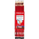 Pensan Mercanlı Kurşun Kalem - 12 Adet Siyah