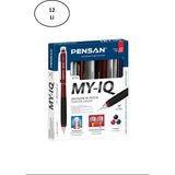 Pensan My Iq 0.7 mm Versatil Kalem 12'li - Renkli