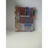 Pensan My-King 10'lu Si ml i Jel Kalem Si ml i Tükenmez Kalem