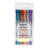 Pensan My-King Glitter Gel Simli Kalem 6 Renk