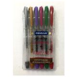 Pensan My-King Glitter Gel Simli Kalem 6'lı Poşet