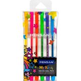 Pensan My-King Neon 6'lı Set Jel Kalem