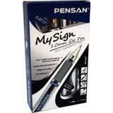 Pensan My Sıgn Jel Roller Kalem Siyah 1Mm 12 Li - PE06030RKSI
