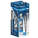 Pensan My-Tech Mavi Akışkan 25'li Tükenmez Kalem
