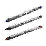 Pensan My-Tech Tükenmez Kalem 0.7mm 5 Adet Mavi-Kırmızı-Siyah Renkli Kalem Seti 2240