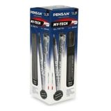 Pensan My-tech Tükenmez Kalem 25li Siyah 0,7 Mm 25 Adet (1 Paket 25 Adet) (SİYAH)