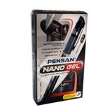 Pensan Nano Jel Roller Kalem 12ADET 0,7 mm Siyah