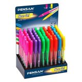 Pensan Neon 1mm Jel Kalem 60'lı Stand