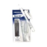 Pensan Neon Jel Tükenmez Kalem 1 Mm 12li Paket Beyaz