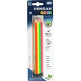 Pensan Neon Kurşun Kalem 10'lu Parlak Renkli Ergonomik Tasarım ile Kolay Kullanım
