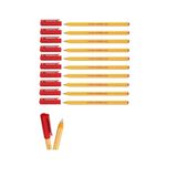Pensan Ofispen 1010 Tükenmez Kalem, Kırmızı, 1.0 mm, 10 Adet