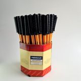 Pensan Ofispen Tükenmez Kalem 1 mm S - Siyah - 10 Adet