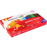 Pensan Pastel Boya 12 Renkli Karton Kutu 98060 Çocuklar İçin Eğlenceli Sanat Malzemesi