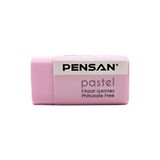 Pensan Pastel Çok Renkli Silgi Rainbow Set - 1 Adet Pembe Renkli Kullanışlı Silgi