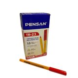 Pensan Pensan TR-23 Üçgen Tükenmez Kalem Kırmızı 1 Adet