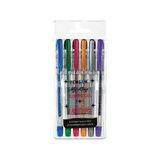 Pensan Simli Jel Kalem Fosforlu Kalem 6 Adet Pensan Glitter Gel Simli Kalem 6'lı Paket