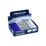 Pensan Tahta Kalemi Yuvarlak Uçlu Mavi Tahta Kalemi (12 Li Paket)