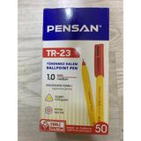 Pensan TR-23 Tükenmez Kalem Üçgen Ergonomik Kırmızı 50 Adet 1.0 mm Kalınlık