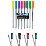 Pensan Tribal 1.00 mm 10 Farklı Renk Tükenmez Kalem ( 10 Adet )