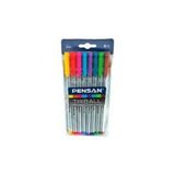 Pensan Triball 1.0 Tükenmez Kalem, 8'li Set, Çok Renkli