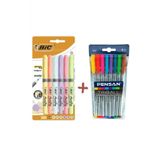 Pensan Triball 8'li Vakumlu Set + Bic 6'lı Pastel Fosforlu