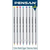 Pensan Triball Renkli 1.0 mm 8`li Tükenmez Kalem Seti