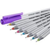 Pensan Triball Tükenmez Kalem 1.0 mm 8'li Renkli Bilye Uç Seti Ölçülerle 8692404100718