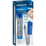 Pensan Triball Tükenmez Kalem 12'li Kutu - Mavi - 41 Delft Blue