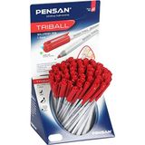 Pensan Triball Tükenmez Kalem Kırmızı 60 Lı Stand- PE01003TKKIST