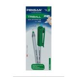 Pensan Trıball Tükenmez Kalem Yeşil 12.Li 1 mm