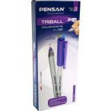 Pensan Triball Violet Mor 12'li Tükenmez Kalem