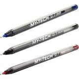 Pensan Tükenmez Kalem 0.7 mm 3 Lü Set - Standart - Çok Renkli