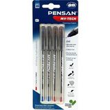 Pensan Tükenmez Kalem 0,7 Mm My Tech Renkli 4 Lü Bls / Pensan