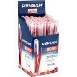 Pensan Tükenmez Kalem Büro Tipi 2270 Kırmızı 50 Li