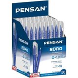Pensan Tükenmez Kalem Mavi 1 mm 50'li Paket