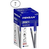 Pensan Tükenmez Kalem Pe2021 Mavi 50'li