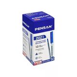 Pensan Tükenmez Kalem Üçgen Gövde 1.0 Mm 50'Li Mavi