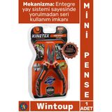 #Pense Hassas İşler Hobi Takı Tasarım Montaj Tamir El Aleti Yaylı Mini Çelik Pense 4.5 İnç 115 Mm